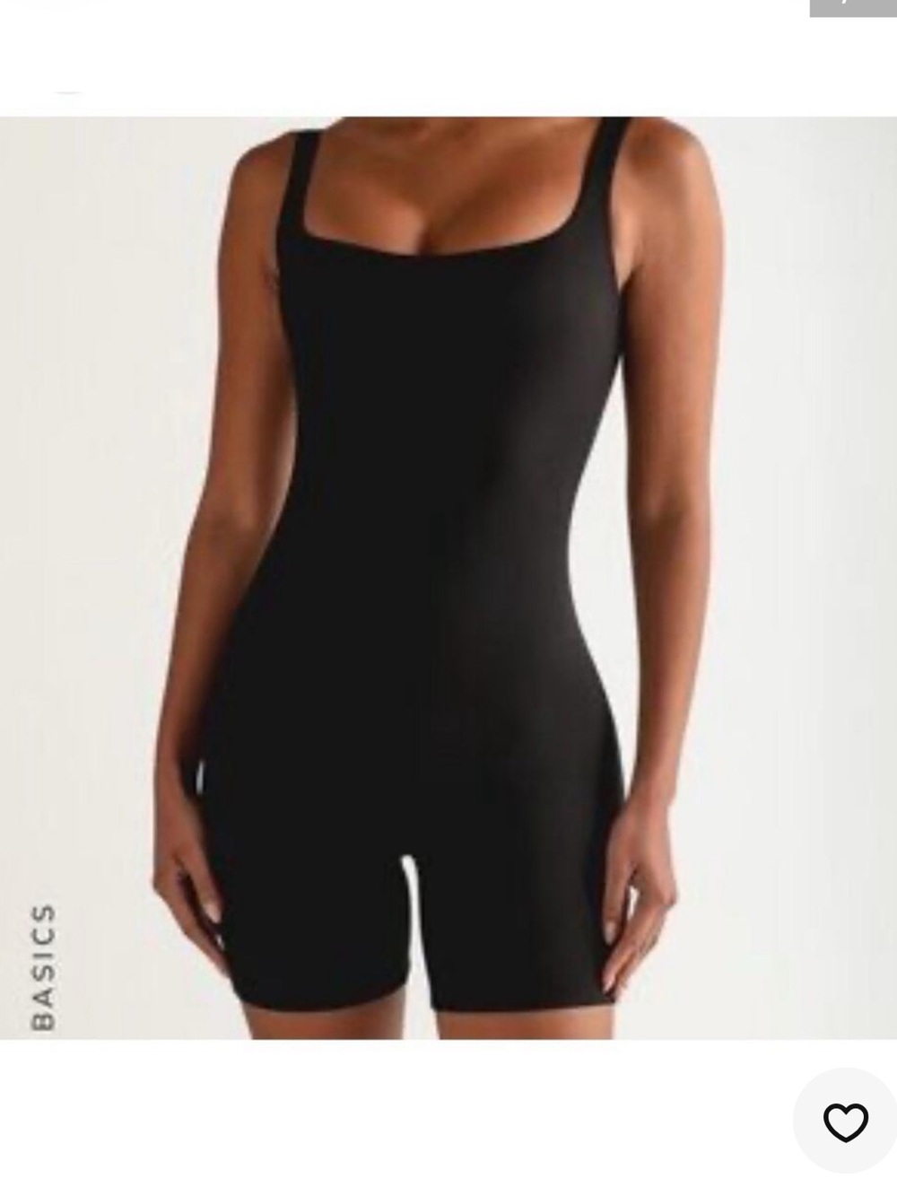 My Outfit Online square neck athleisure romper